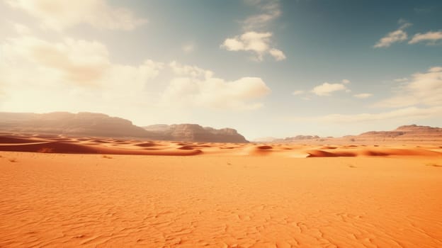 Desert background landscape. Background of the desert. AI