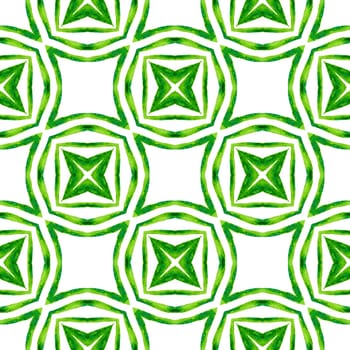 Arabesque hand drawn design. Green nice boho chic summer design. Textile ready divine print, swimwear fabric, wallpaper, wrapping. Oriental arabesque hand drawn border.