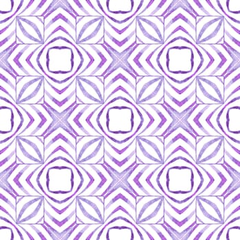 Striped hand drawn design. Purple fair boho chic summer design. Textile ready attractive print, swimwear fabric, wallpaper, wrapping. Repeating striped hand drawn border.