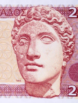 Hera - goddess of women a portrait from Greek money