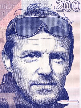 Jo Nesbo a portrait from Norwegian money