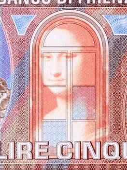 The Gioconda a portrait from Italian money