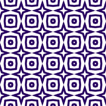 Ethnic hand painted pattern. Purple symmetrical kaleidoscope background. Summer dress ethnic hand painted tile. Textile ready beauteous print, swimwear fabric, wallpaper, wrapping.