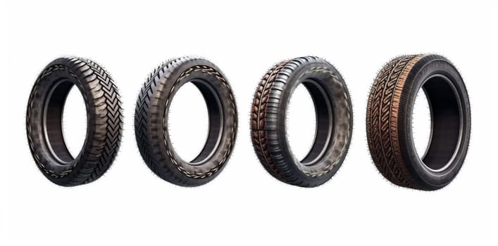 tire disc car clean wheel new change shop tread rubber isolated pattern automobile tyre speed auto background sport object profile equipment. Generative AI.