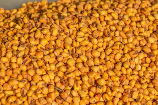 salted corn beans at the local market
