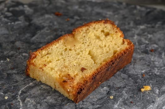 piece of pie with orange jam on a stone kitchen surface 6