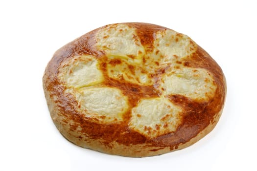 Megrelian khachapuri on a white background 3