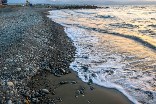 stones in the sea near the beach on the Mediterranean sea 1