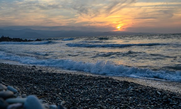 beach on the Mediterranean coast autumn 2023 36