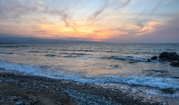 beach on the Mediterranean coast autumn 2023 8