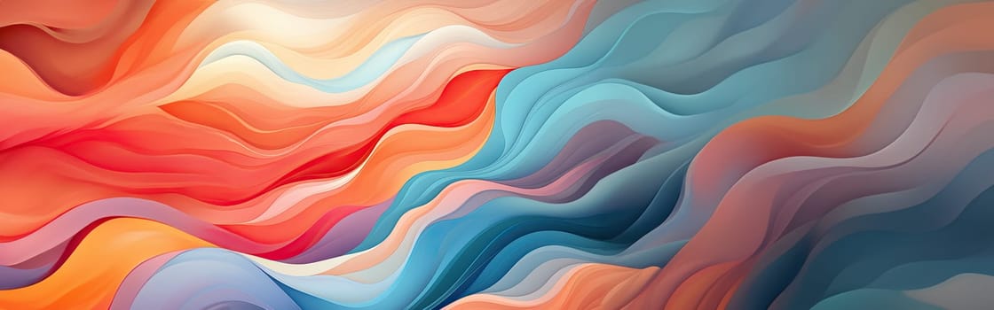 Background color wave elegant vibrant artistic happy.AI Generative