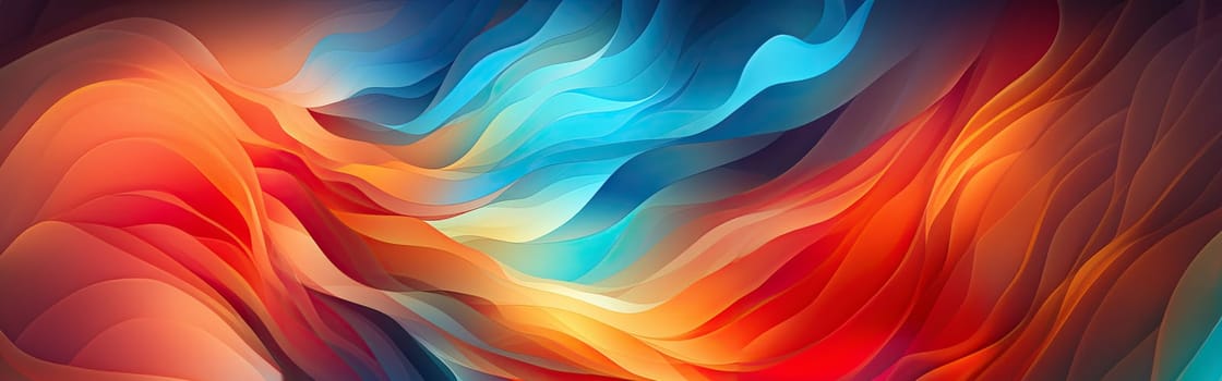 Background color wave elegant vibrant artistic happy.AI Generative