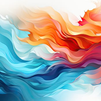Background color wave elegant vibrant artistic happy.AI Generative