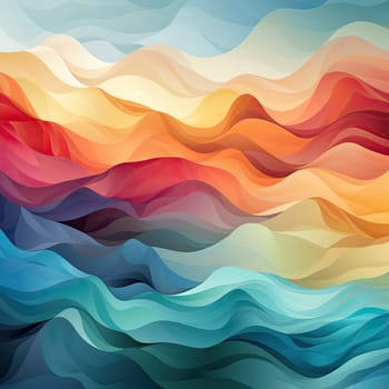 Background color wave elegant vibrant artistic happy.AI Generative