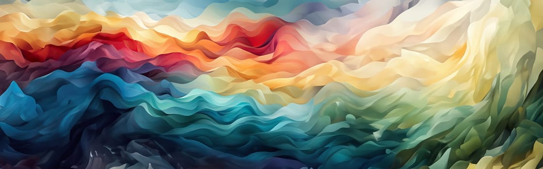 Background color wave elegant vibrant artistic happy.AI Generative