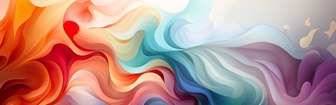 Background color wave elegant vibrant artistic happy.AI Generative