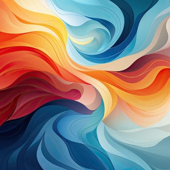 Background color wave elegant vibrant artistic happy.AI Generative