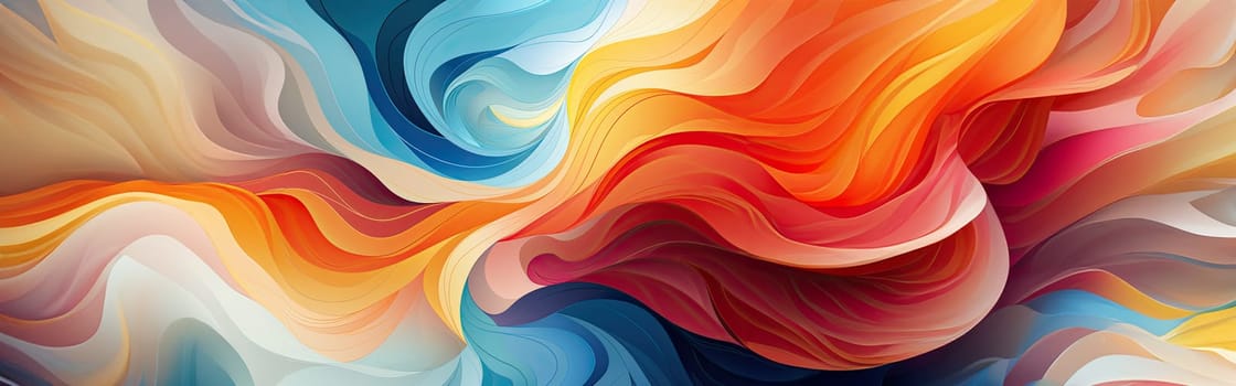 Background color wave elegant vibrant artistic happy.AI Generative