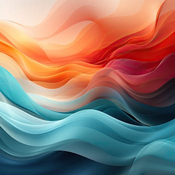 Background color wave elegant vibrant artistic happy.AI Generative
