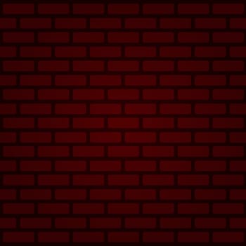 Brown brick wall texture, background illustration