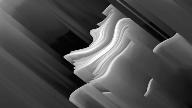 Abstract gray noise. Computer generated 3d render