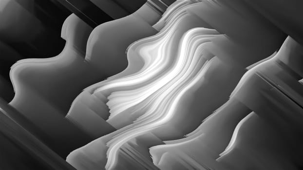 Abstract gray noise. Computer generated 3d render