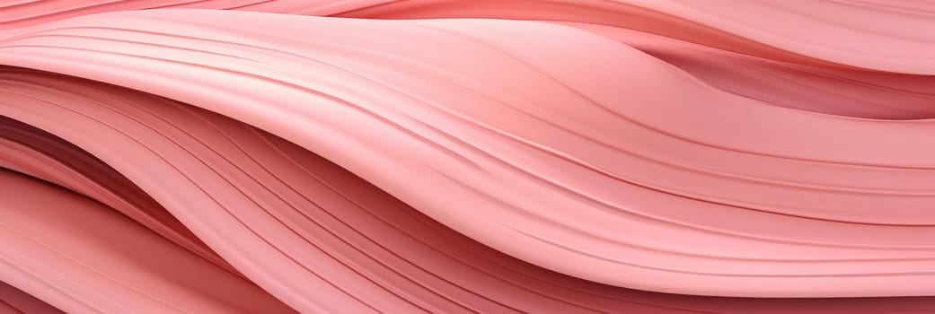 Abstract, wavy, pink background with wood texture. High quality illustration