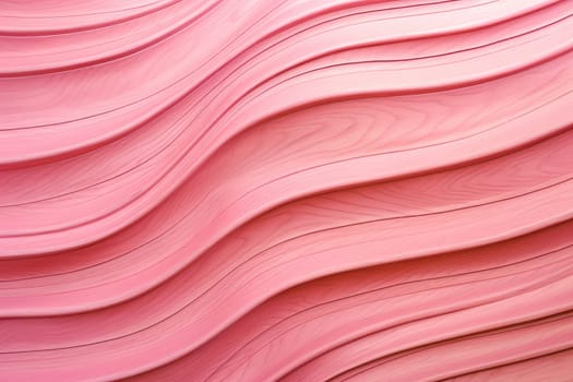 Abstract, wavy, pink background with wood texture. High quality illustration