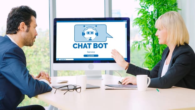 Chatbot software application for modish online business that automatically reply to customer questions