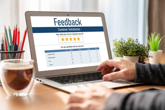 Customer feedback and review analysis by modish computer software for corporate business