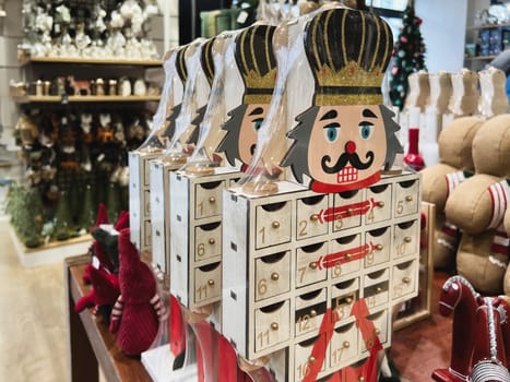 Nutcracker advent calendar at a shop