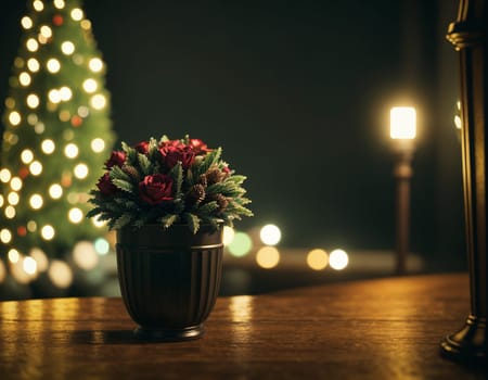Lovely Christmas background. High quality illustration
