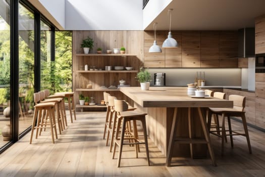 Modern farmhouse dining room.