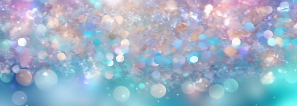 christmas bokeh beauty purple flower glowing holiday gradient abstract decoration shine light pastel bright textured sparkle background soft shiny texture defocused. Generative AI.