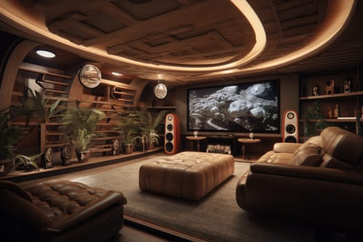 A home theater controlled by an automatic system