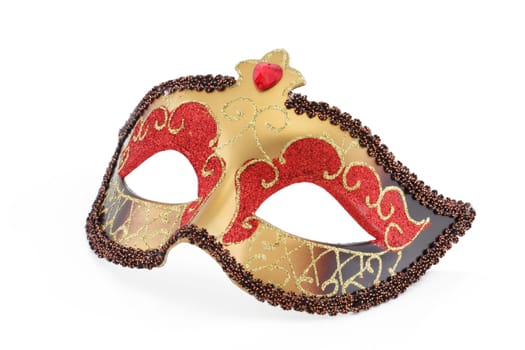 A Carnival Mask inclined with shadow
