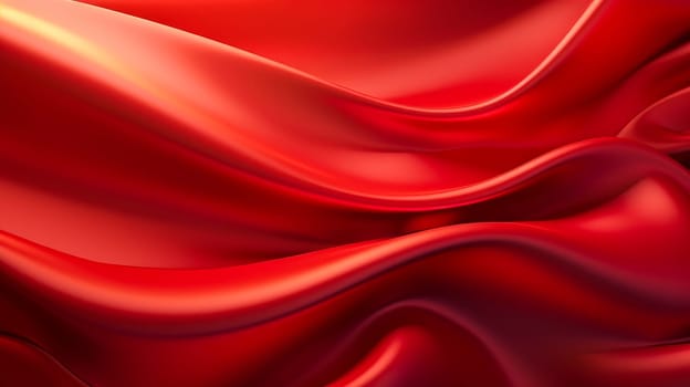 Beautiful luxury 3D modern abstract neon red background composed of waves with light digital effect