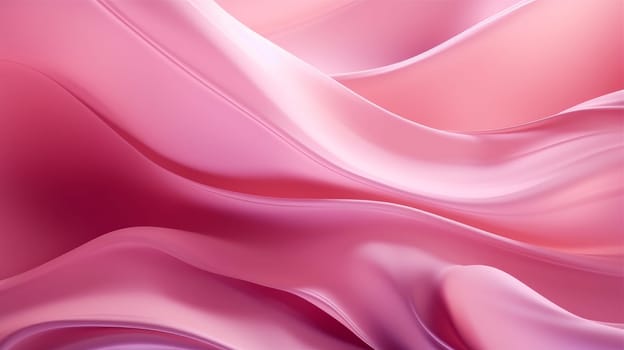 Beautiful luxury 3D modern abstract neon pink background composed of waves with light digital effect