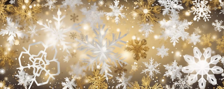 greeting holiday background christmas bright colour winter blue new shine snow seasonal gold celebrate white year decoration sparkle snowflake tree abstract. Generative AI.