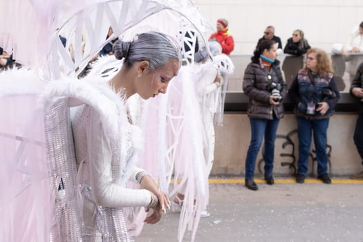 Carnival in Torrevieja, Spain February 12, 2023. High quality photo