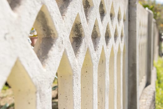 beautiful ancient fence on the street.Architecture concept. High quality photo Closeup