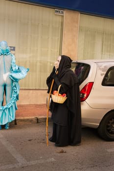 Carnival in Torrevieja, Spain February 12, 2023. High quality photo