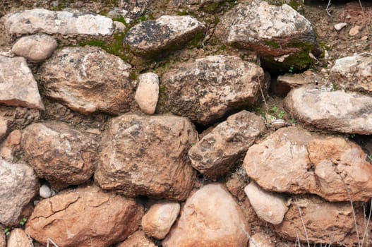 texture with stones close-up, a path with stones there is a place for an inscription. High quality photo