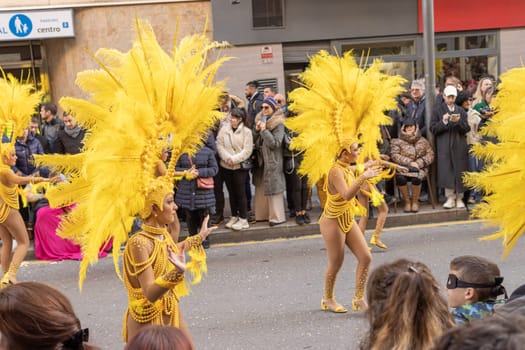 Carnival in Torrevieja, Spain February 12, 2023. High quality photo