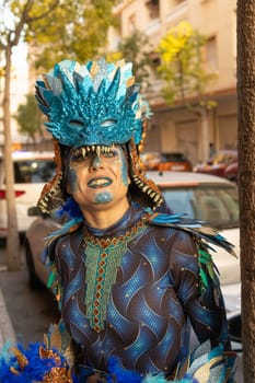 Carnival in Torrevieja, Spain February 12, 2023. High quality photo