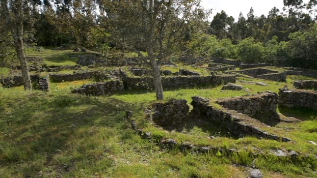 The Castro de Romariz is a fortified settlement dating from the 5th century BC, with occupancy levels up to the first century AD. Romariz - Santa Maria da Feira, Portugal.