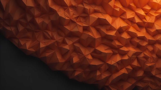 Abstract polygonal background. generative ai