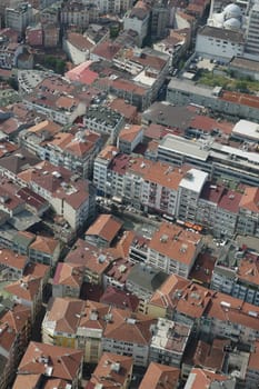 istanbul city view from above.