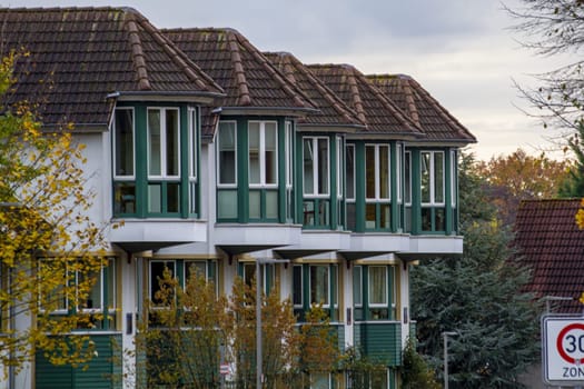 House in the German city of Bielefeld. High quality photo