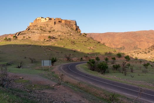 Historic Tizourgane village in the Anti-Atlas mountains, South Morocco
